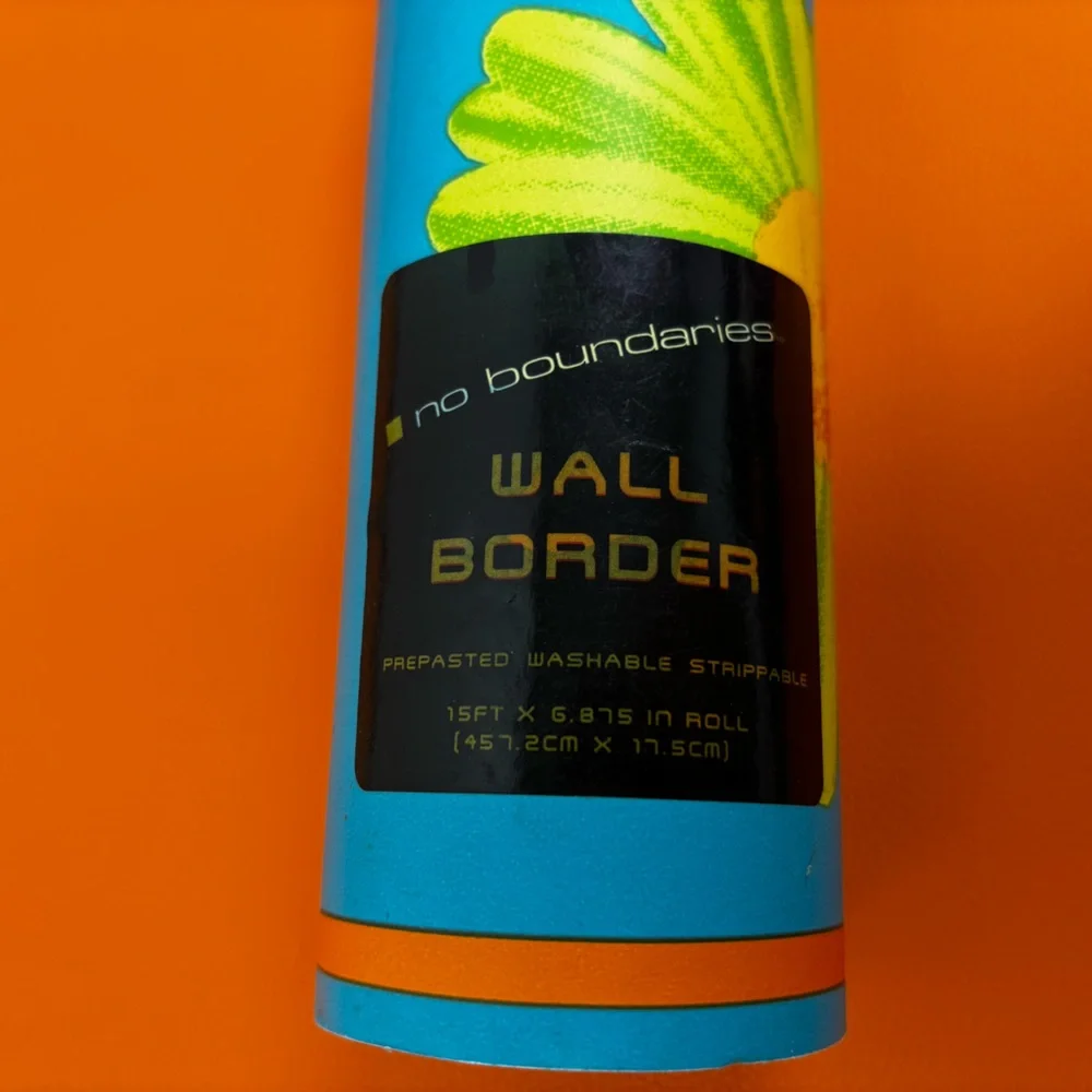 No Boundaries Crazy Daisy Wall Border Vintage NWT